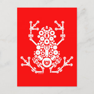 Carte Postale Grenouille sans fil