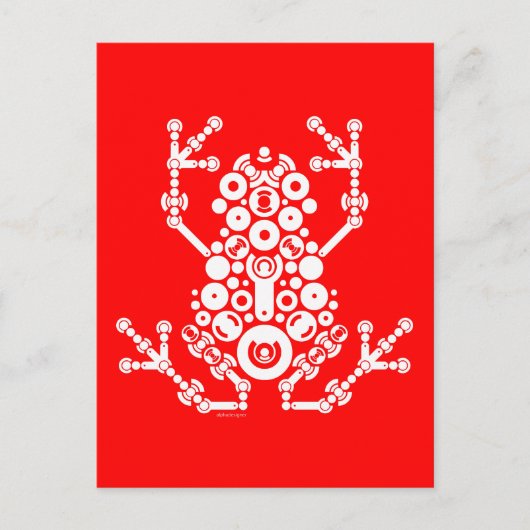 Carte Postale Grenouille sans fil (Devant)