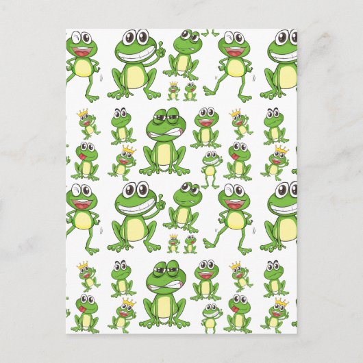 Carte Postale Grenouille sans joint (Devant)
