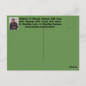 carte postale grenouille taureau Kansas gros plan (Dos)