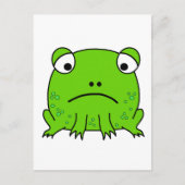 Carte Postale Grenouille triste (Devant)