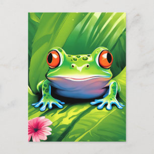 Carte Postale Grenouille tropicale