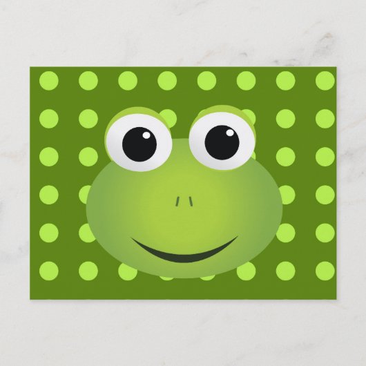 Carte postale Grenouille verte (Devant)