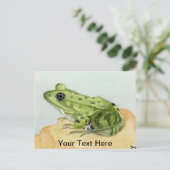 Carte Postale Grenouille verte (Debout devant)