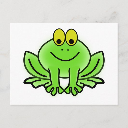 Carte Postale Grenouille verte (Devant)