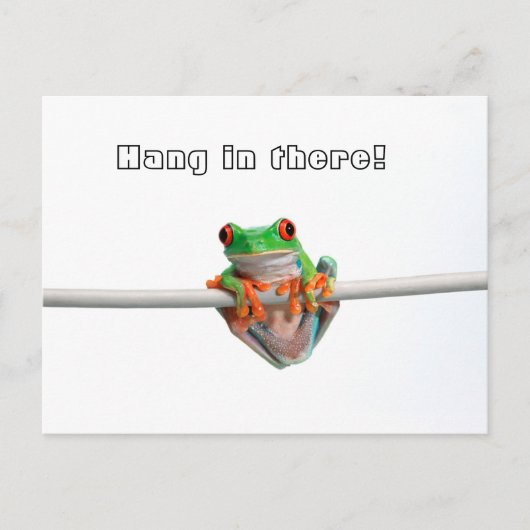Carte Postale Grenouille verte - Hang... (Devant)