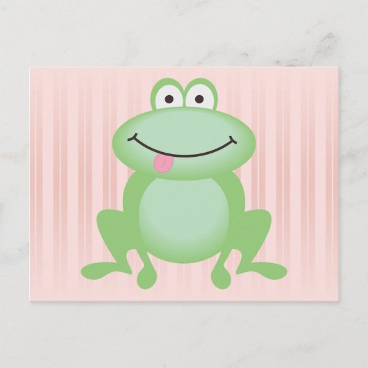 Carte Postale Grenouille verte Luttle (Devant)