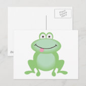 Carte Postale Grenouille verte Luttle (Devant / Derrière)