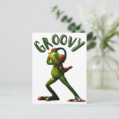 Carte Postale Grenouille verte super (Debout devant)