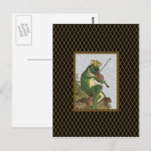 Carte Postale Grenouille vintage Prince Charming (Devant / Derrière)