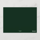 Carte Postale Grenouille Whimsical Peinture Abstraite Art Floral (Dos)