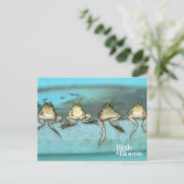 Carte Postale Grenouilles assis (Debout devant)