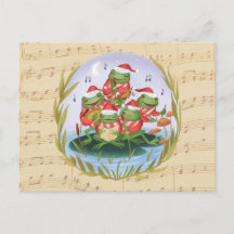 Grenouilles de musique de Noël