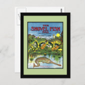 Carte Postale Grenouilles en bande (Devant / Derrière)