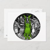 Carte Postale Grenouilles encourageantes (Devant / Derrière)