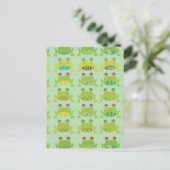 Carte Postale grenouilles funky froggy (Debout devant)