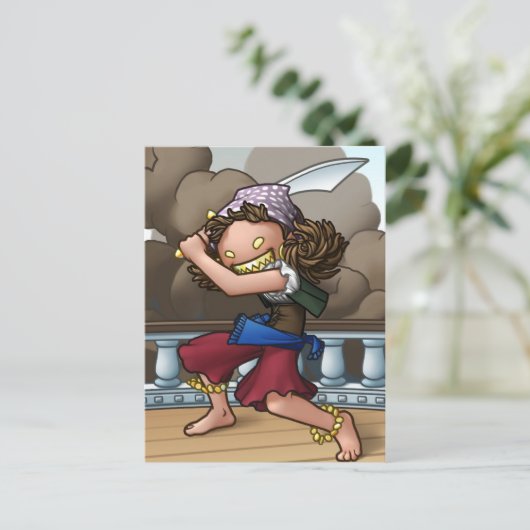 Carte postale Gretchen Goldfang (Debout devant)