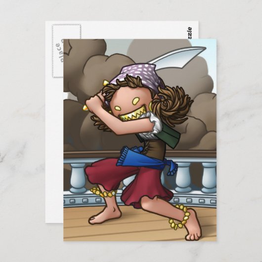 Carte postale Gretchen Goldfang (Devant / Derrière)