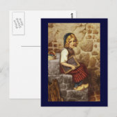Carte Postale Gretel avec Schoolwork (Devant / Derrière)
