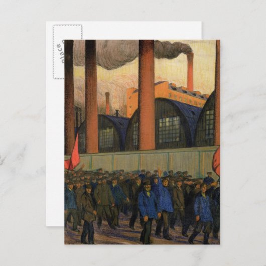 Carte Postale Grève (Devant / Derrière)