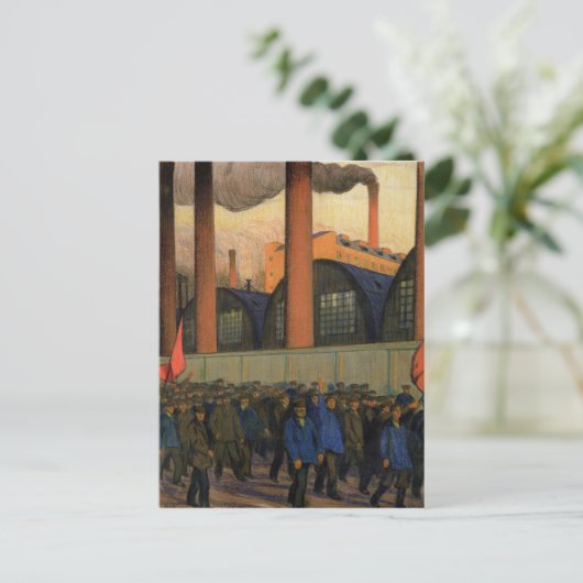 Carte Postale Grève (Debout devant)