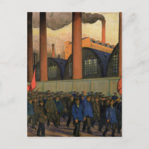 Carte Postale Grève