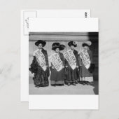 Carte Postale Grève des dames talors, 1910 (Devant / Derrière)