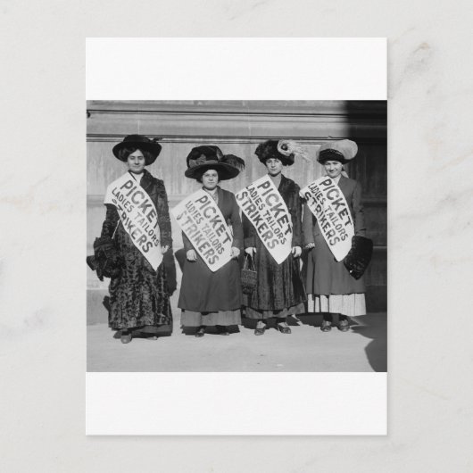 Carte Postale Grève des dames talors, 1910 (Devant)