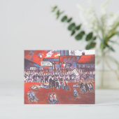 CARTE POSTALE GRÈVE DES MINEURS DE CHARBON CIRCA 1984 (Debout devant)