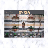 Carte Postale Grèves et Plantes à Damas Syrie