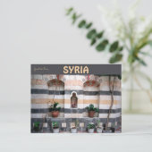 Carte Postale Grèves et Plantes à Damas Syrie (Debout devant)