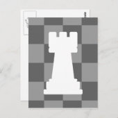 Carte Postale Grey chessboard (Devant / Derrière)