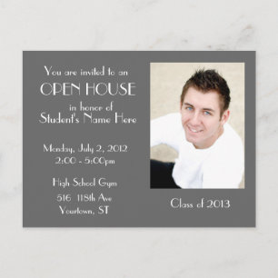 Carte postale Grey Open house