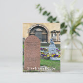 Carte Postale Greyfriars Bobby, Édimbourg (Debout devant)