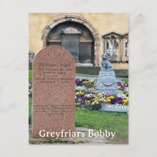 Carte Postale Greyfriars Bobby, Édimbourg