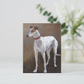 Carte Postale Greyhound Dog Art Postcard (Debout devant)