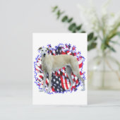 Carte Postale Greyhound Patriot (Debout devant)