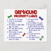 Carte Postale GREYHOUND Propriété Lois 2 (Devant)