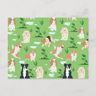 Carte Postale Gribouillis de chien