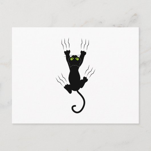 Carte Postale griffes de chat gato com garras (Devant)