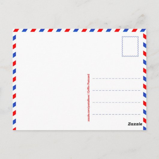 Carte postale "Griffin" (Dos)