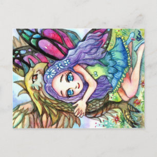 Carte Postale Griffin et Fairy