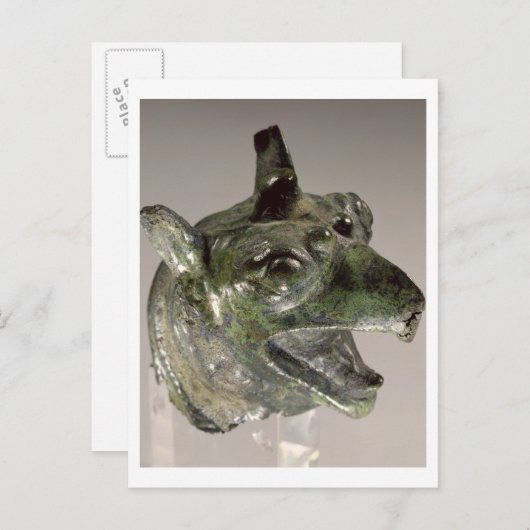 Carte Postale Griffin head, fragment of a cauldron attachment, f (Devant / Derrière)