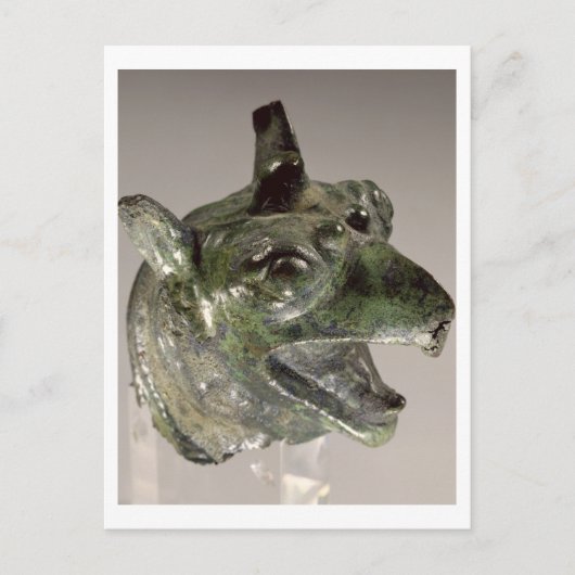 Carte Postale Griffin head, fragment of a cauldron attachment, f (Devant)