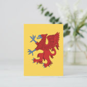 Carte Postale Griffin Rampant Gules (Debout devant)