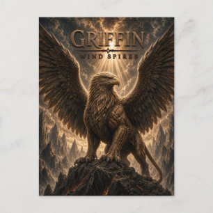 Carte Postale Griffin Wind Spires Dark Cinema