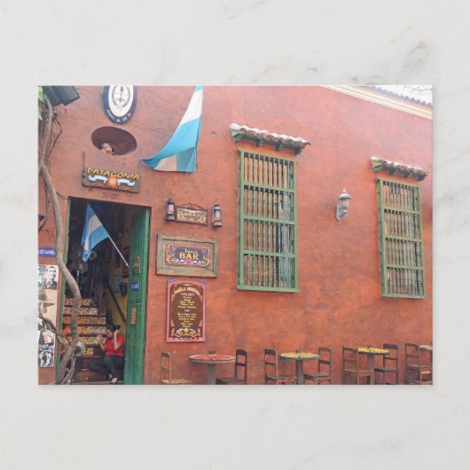Carte Postale Grill argentin à Cartagena Colombie (Devant)