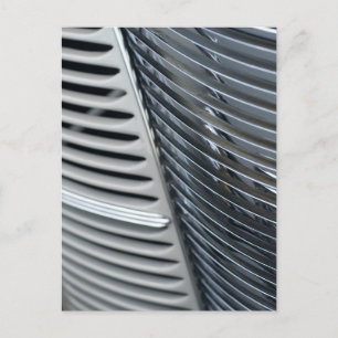 Carte Postale grill chrome de voiture antique