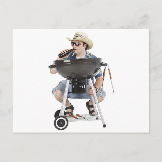 Carte Postale Grill Funny (Devant)