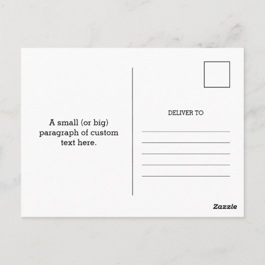 Carte Postale Grill King (Dos)